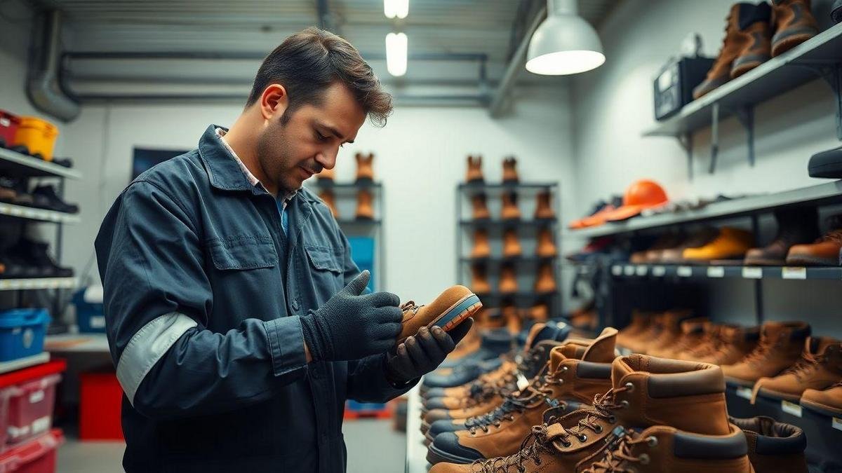 Inspeção e Manutenção de Calçados de Segurança