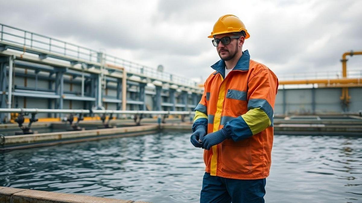Importância dos calçados impermeáveis para profissionais em saneamento