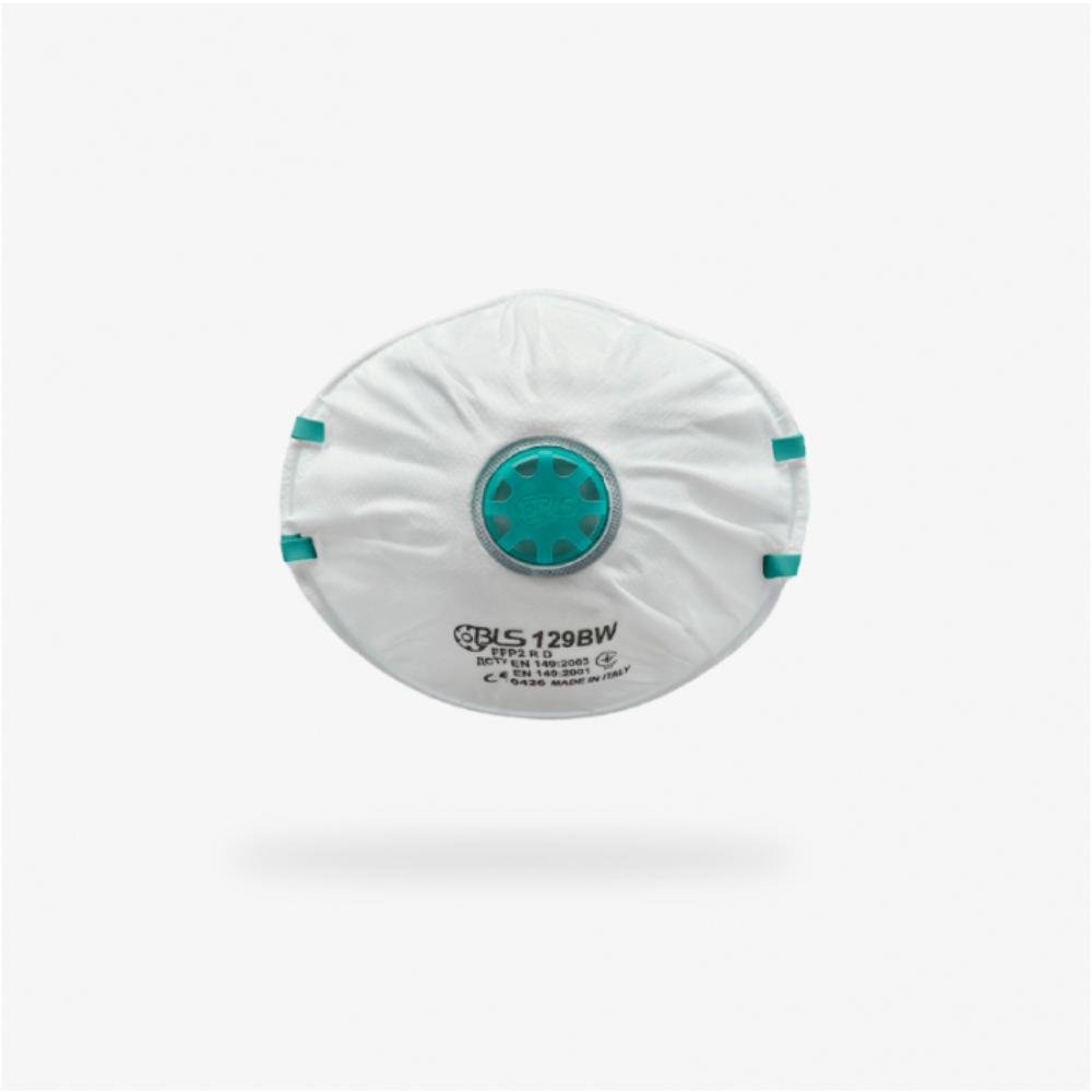 MÁSCARA DESCARTÁVEL PFF2 129B CONCHA VALVULA BLS - CA.33804