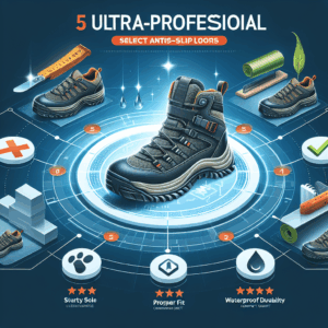 5 Critérios de Seleção de Calçados Antiderrapantes para Pisos Diversos